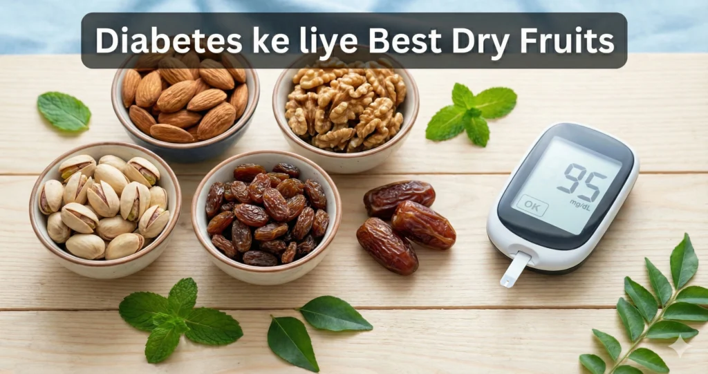 Diabetes ke liye best dry fruits jo sugar control aur healthy lifestyle me madad karte hain